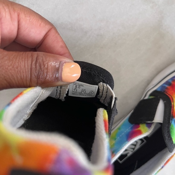 Vans Red and Yellow Sneakers Vibrant Slip-On - Picture 5 of 5